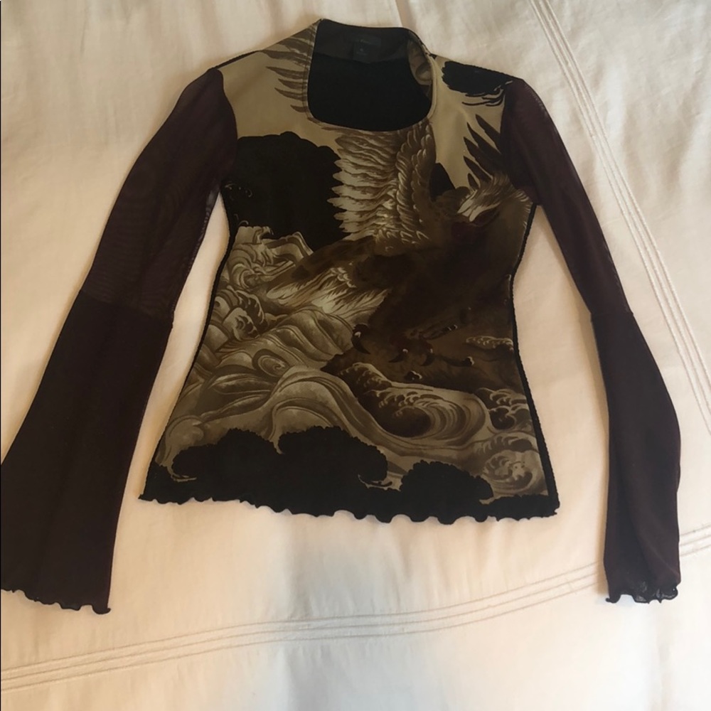 Anac by Kimmy Print Blouse